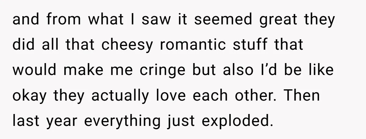 and from what I saw it seemed great they did all that cheesy romantic stuff that would make me cringe but also I’d be like okay they actually love each...