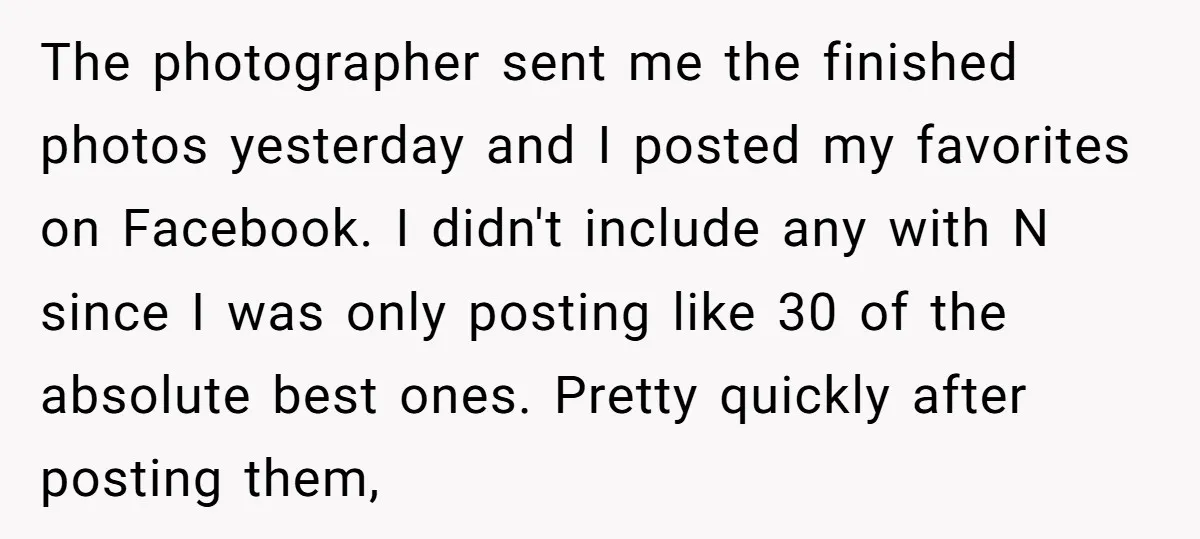 The photographer sent me the finished photos yesterday and I posted my favorites on Facebook. I didn't include any with N since I was only posting like 30 of the...