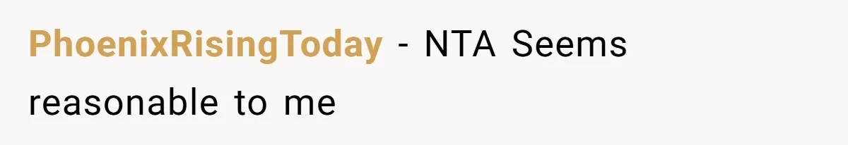 PhoenixRisingToday − NTA Seems reasonable to me