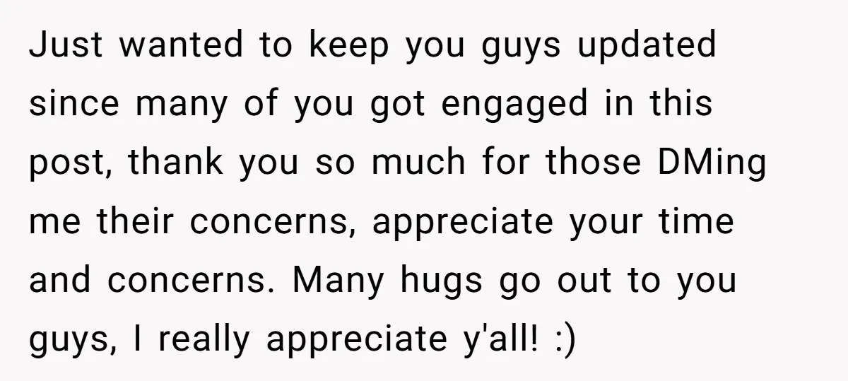 Just wanted to keep you guys updated since many of you got engaged in this post, thank you so much for those DMing me their concerns, appreciate your time and...