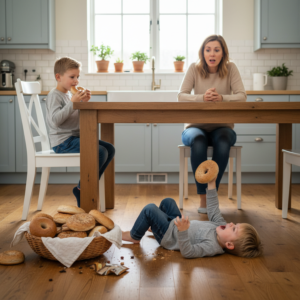 Bagel Bedlam: A Sleepover Guest Throws a Tantrum, AITA?