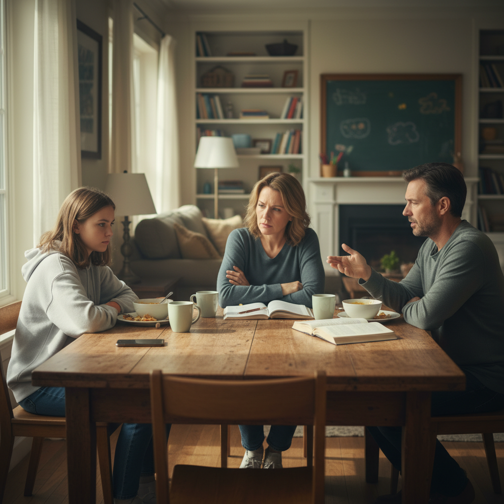 Teen's Sharp Words Expose Family Divide, Sparks Homeschooling Debate