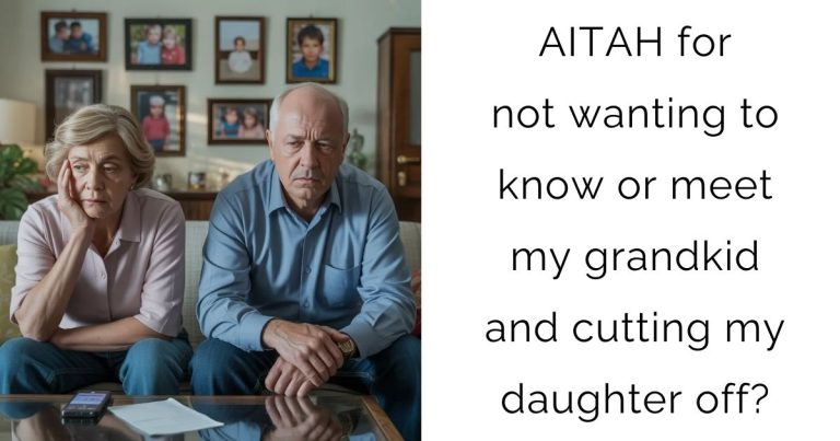 AITAH for not wanting to know or meet my grandkid and cutting my daughter off?