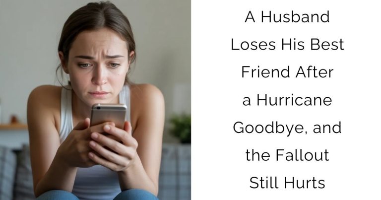 A Husband Loses His Best Friend After a Hurricane Goodbye, and the Fallout Still Hurts