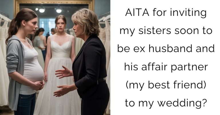 AITA for inviting my sisters soon to be ex husband and his affair partner (my best friend) to my wedding?