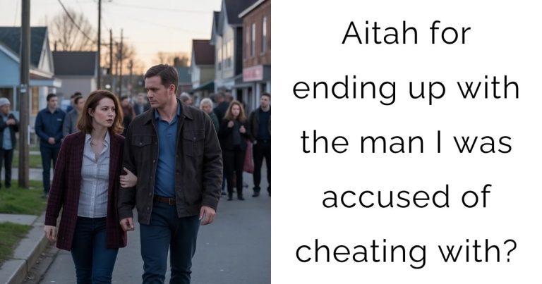 Aitah for ending up with the man I was accused of cheating with?