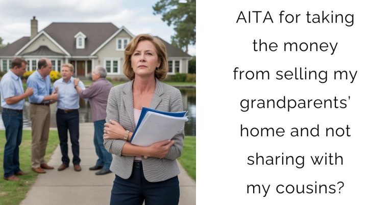 AITA for taking the money from selling my grandparents’ home and not sharing with my cousins?
