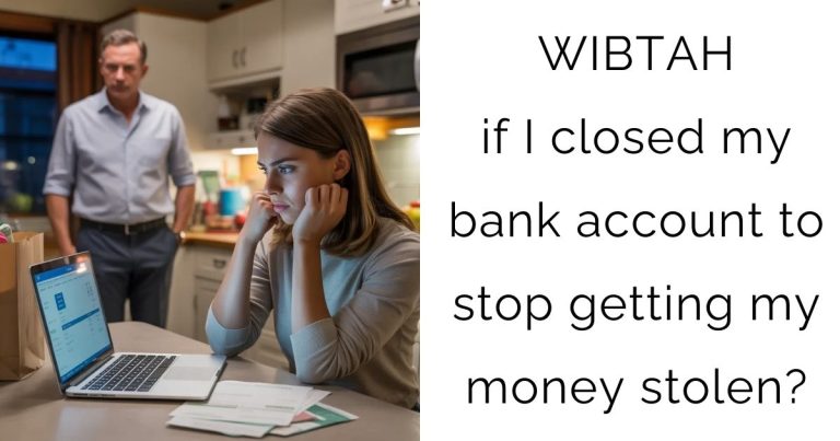 WIBTAH if I closed my bank account to stop getting my money stolen?
