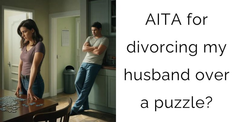 AITA for divorcing my husband over a puzzle?
