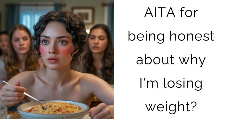 AITA for being honest about why I’m losing weight?
