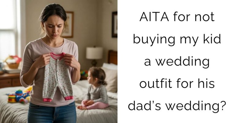 AITA for not buying my kid a wedding outfit for his dad’s wedding?