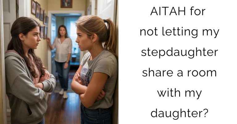 AITAH for not letting my stepdaughter share a room with my daughter?