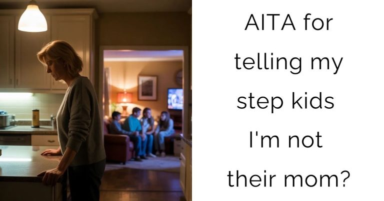 AITA for telling my step kids I’m not their mom?
