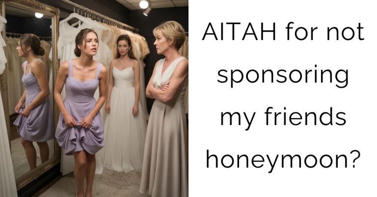 AITAH for not sponsoring my friends honeymoon?