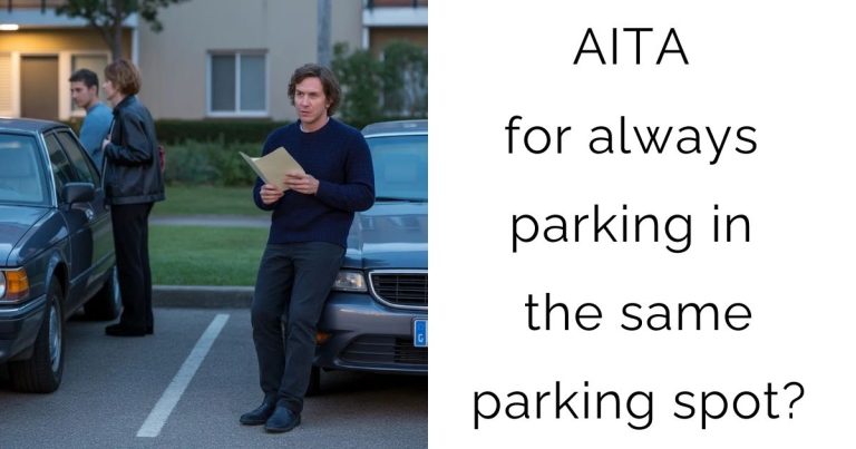 AITA for always parking in the same parking spot?