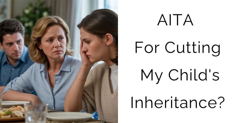 AITA For Cutting My Child’s Inheritance?