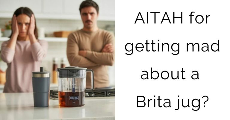 AITAH for getting mad about a Brita jug?