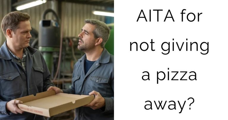 AITA for not giving a pizza away?