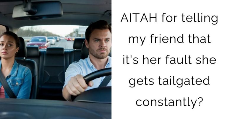 AITAH for telling my friend that it’s her fault she gets tailgated constantly?