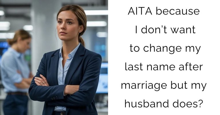 AITA because I don’t want to change my last name after marriage but my husband does?