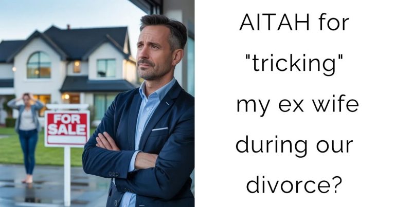 AITAH for “tricking” my ex wife during our divorce?