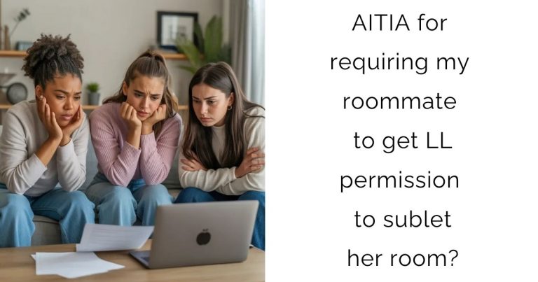 AITIA for requiring my roommate to get LL permission to sublet her room?