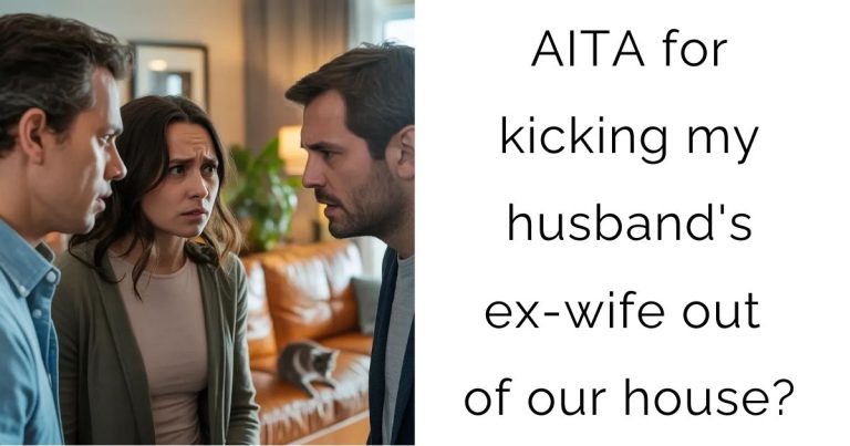 AITA for kicking my husband’s ex-wife out of our house?