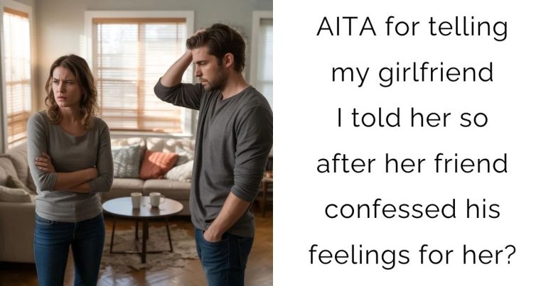 AITA for telling my girlfriend I told her so after her friend confessed his feelings for her?