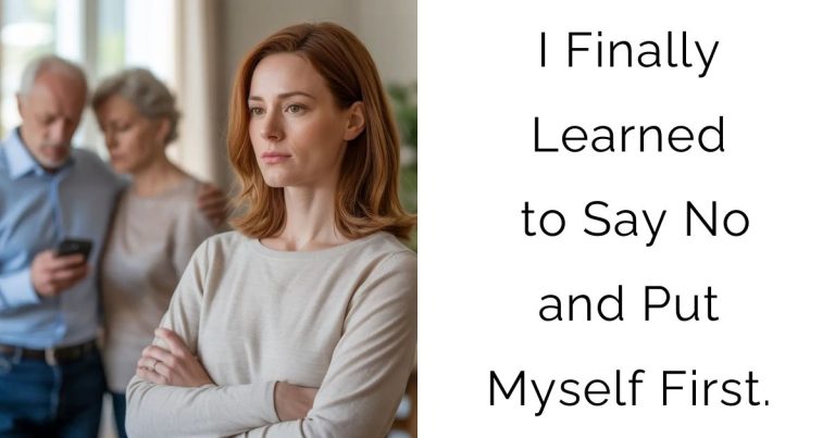 I Finally Learned to Say No and Put Myself First.