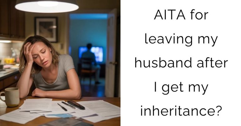 AITA for leaving my husband after I get my inheritance?