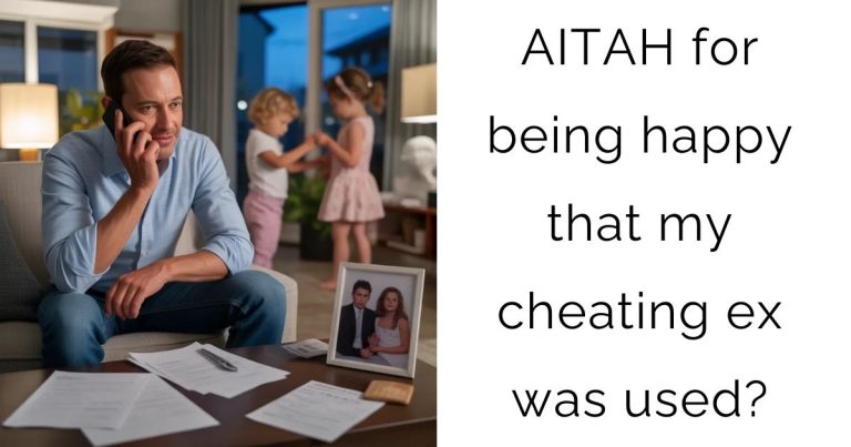 AITAH for being happy that my cheating ex was used?