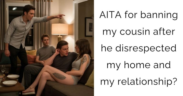 AITA for banning my cousin after he disrespected my home and my relationship?