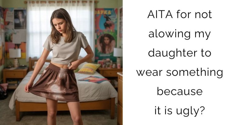 AITA for not alowing my daughter to wear something because it is ugly?