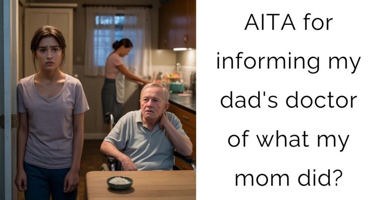 AITA for informing my dad’s doctor of what my mom did?