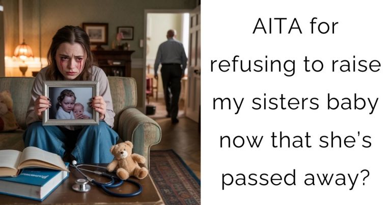 AITA for refusing to raise my sisters baby now that she’s passed away?