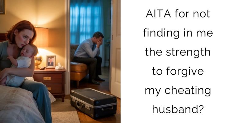 AITA for not finding in me the strength to forgive my cheating husband?