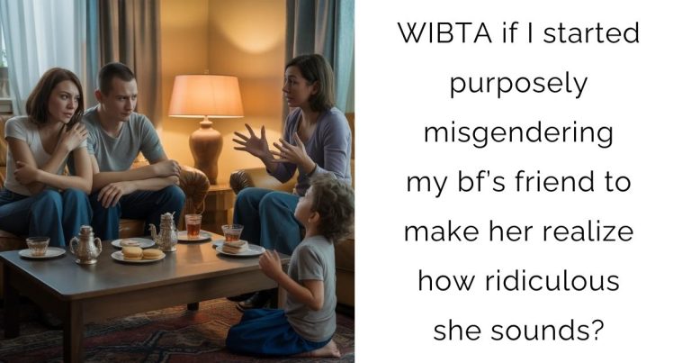 WIBTA if I started purposely misgendering my bf’s friend to make her realize how ridiculous she sounds?