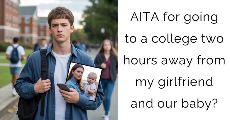 AITA for going to a college two hours away from my girlfriend and our baby?