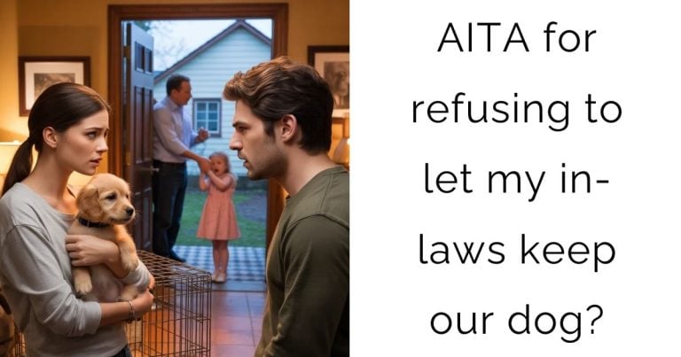 AITA for refusing to let my in-laws keep our dog?