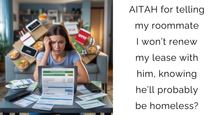 AITAH for telling my roommate I won’t renew my lease with him, knowing he’ll probably be homeless?