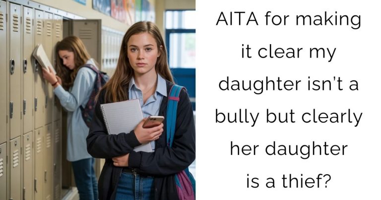 AITA for making it clear my daughter isn’t a bully but clearly her daughter is a thief?