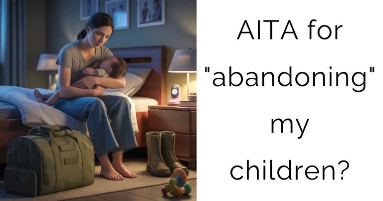AITA for “abandoning” my children?