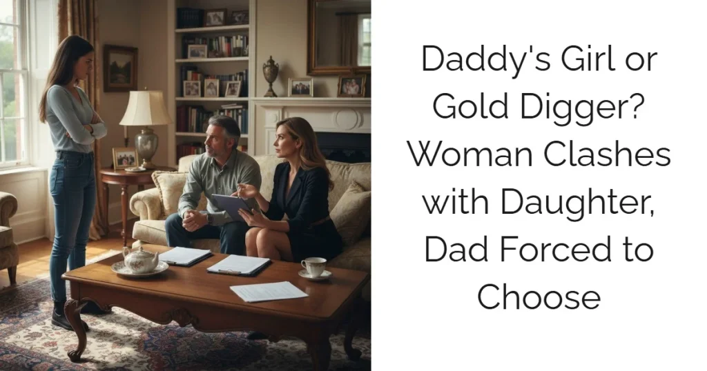 Daddy's Girl or Gold Digger? Woman Clashes with Daughter, Dad Forced to Choose