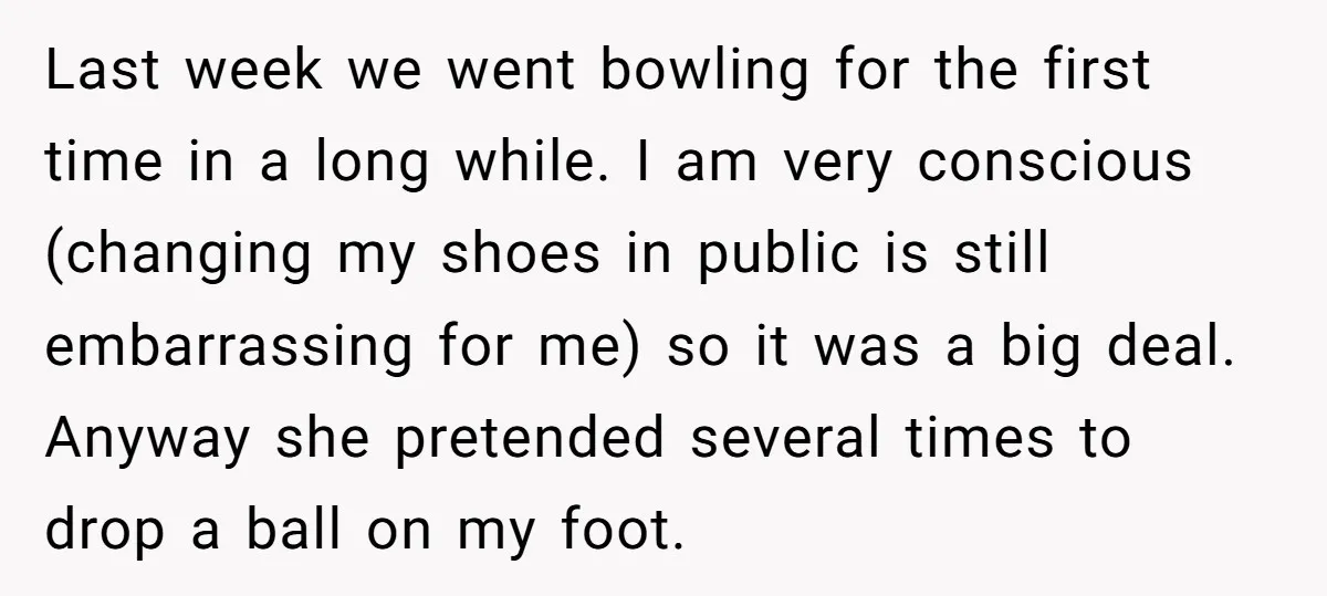 Last week we went bowling for the first time in a long while. I am very conscious (changing my shoes in public is still embarrassing for me) so it was...