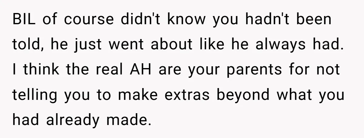 BIL of course didn't know you hadn't been told, he just went about like he always had. I think the real AH are your parents for not telling you to...