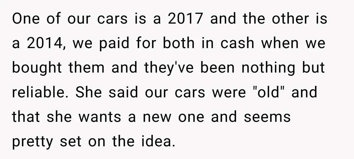 One of our cars is a 2017 and the other is a 2014, we paid for both in cash when we bought them and they've been nothing but reliable. She...