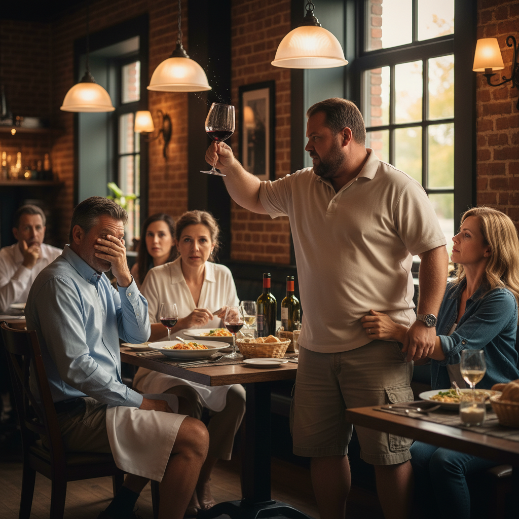 Man Bans Sister-In-Law’s Husband From Dinners After He Shakes Glass At Waiter, And The Internet Cheers