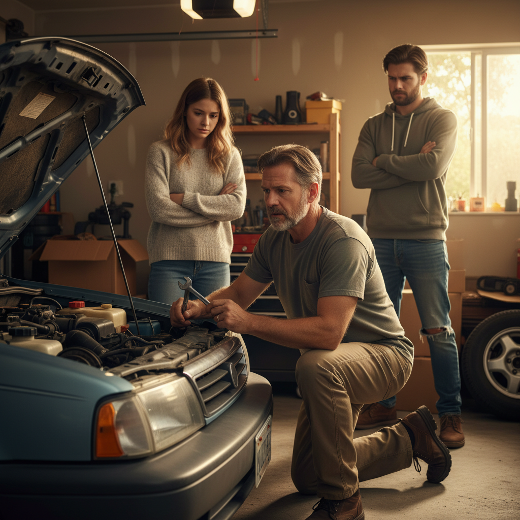 Dad Fixes Daughter’s Unsafe Car, But Her Boyfriend Accuses Him Of 'Stepping On Toes'