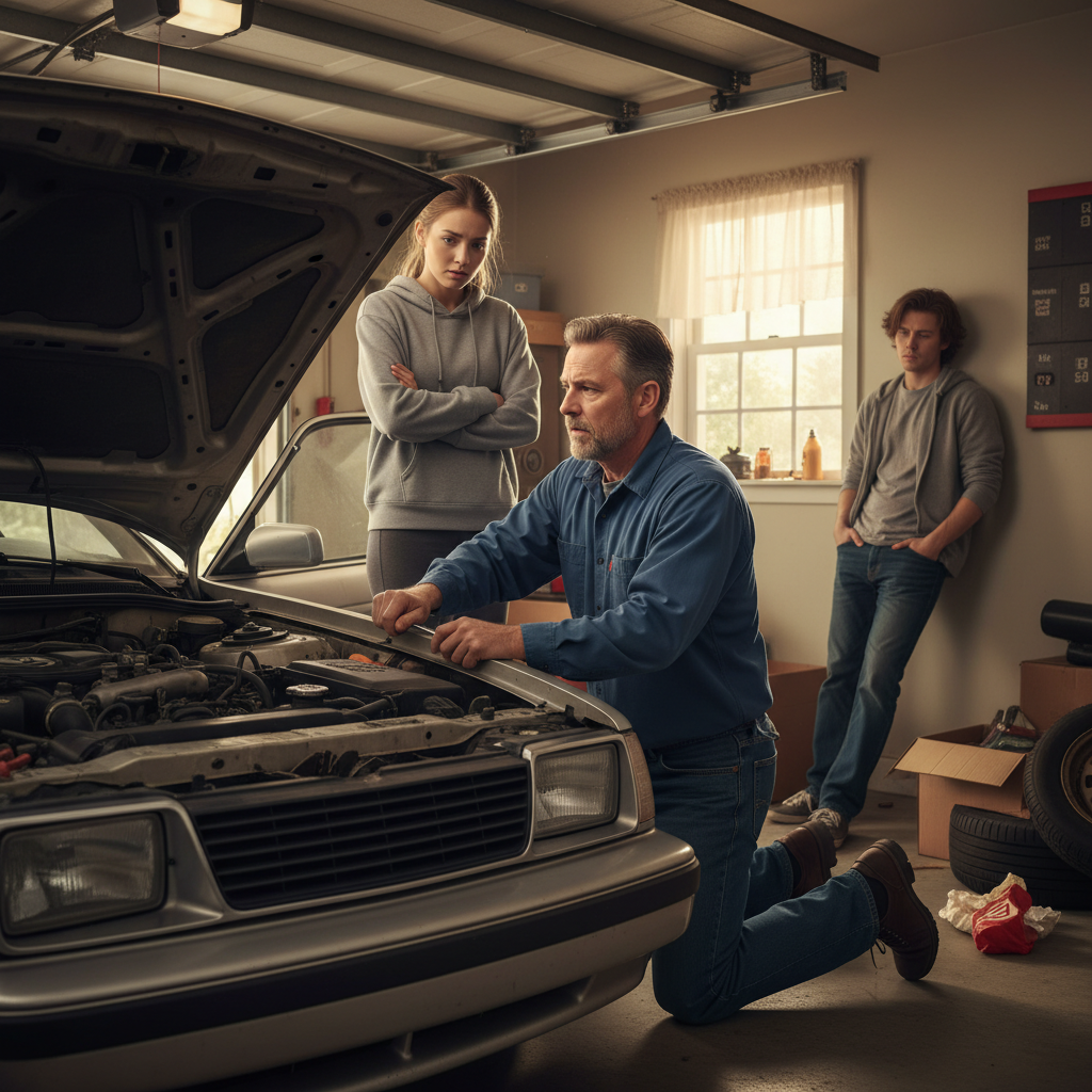 Dad Fixes Daughter’s Dangerous Car After Boyfriend Stalls, Now He Claims He Was 'Undermined'