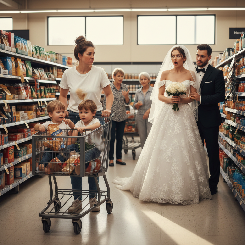 AITA For Wearing A White T-Shirt To The Grocery Store, Getting Accused Of Upstaging A Bride?